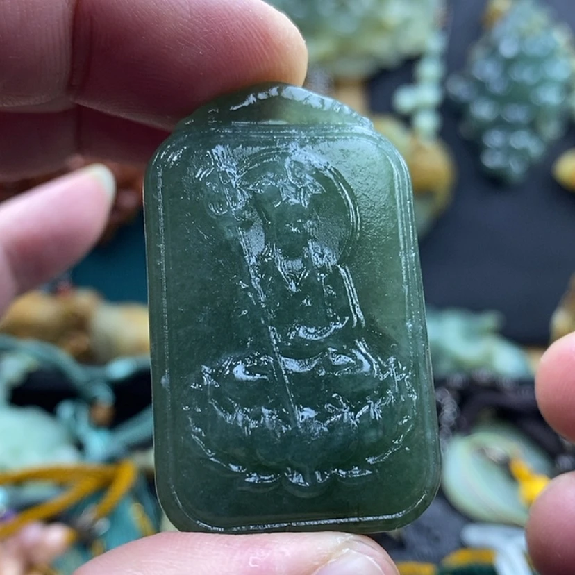 【闪购商品】未镶嵌岫玉吊坠菩萨