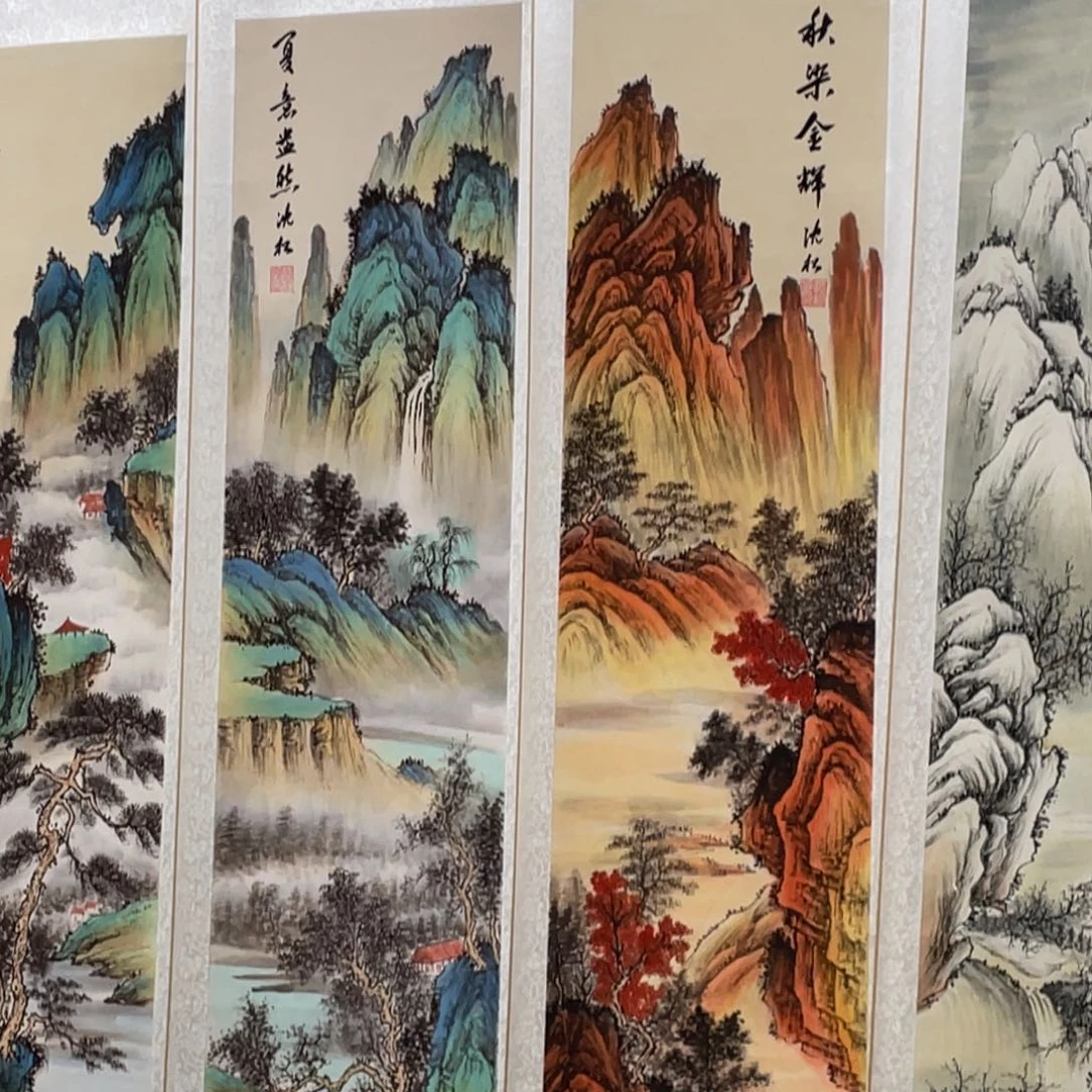 国画老师手绘作品w