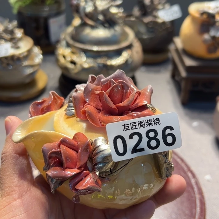 柴烧茶器，纯手工制作