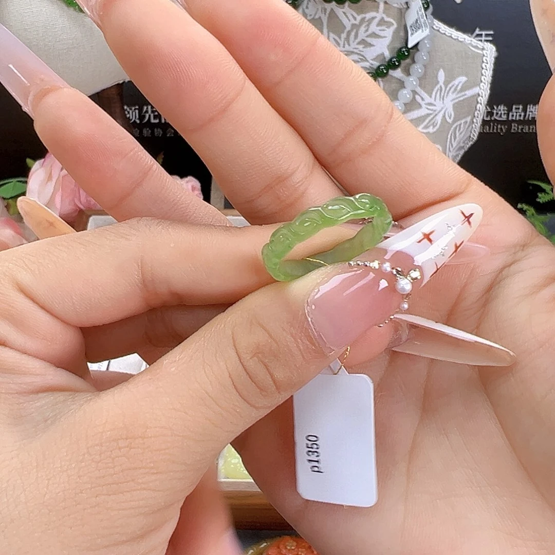 和田玉未镶嵌戒指sj