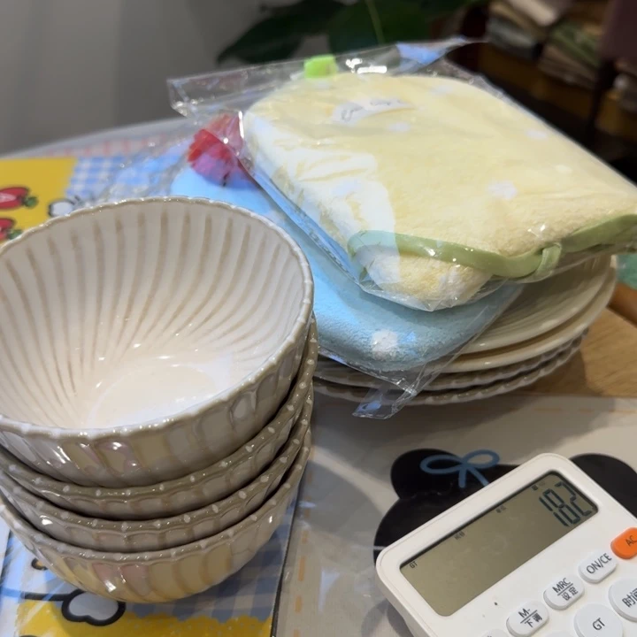 含羞草餐具擦手巾