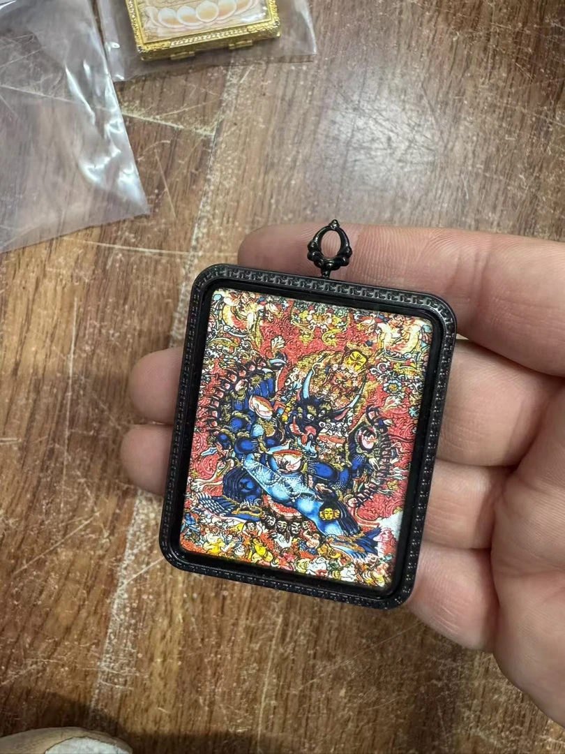 A唐卡绘画唐卡吊坠脖挂366