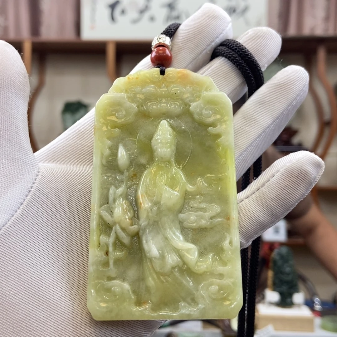 未镶嵌蛇纹石玉颈饰
