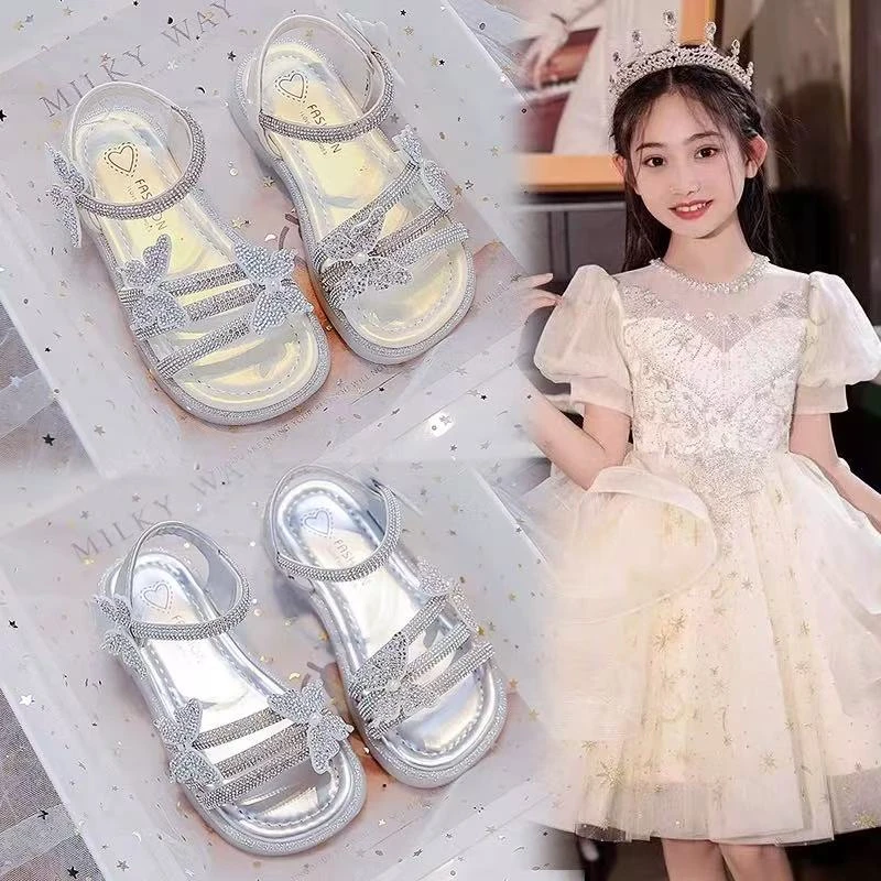 女宝2025新款果冻底女童凉鞋夏季百搭防滑女宝宝公主凉鞋韩版