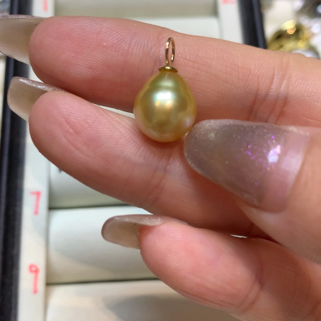 海水珍珠18K金镶嵌颈饰