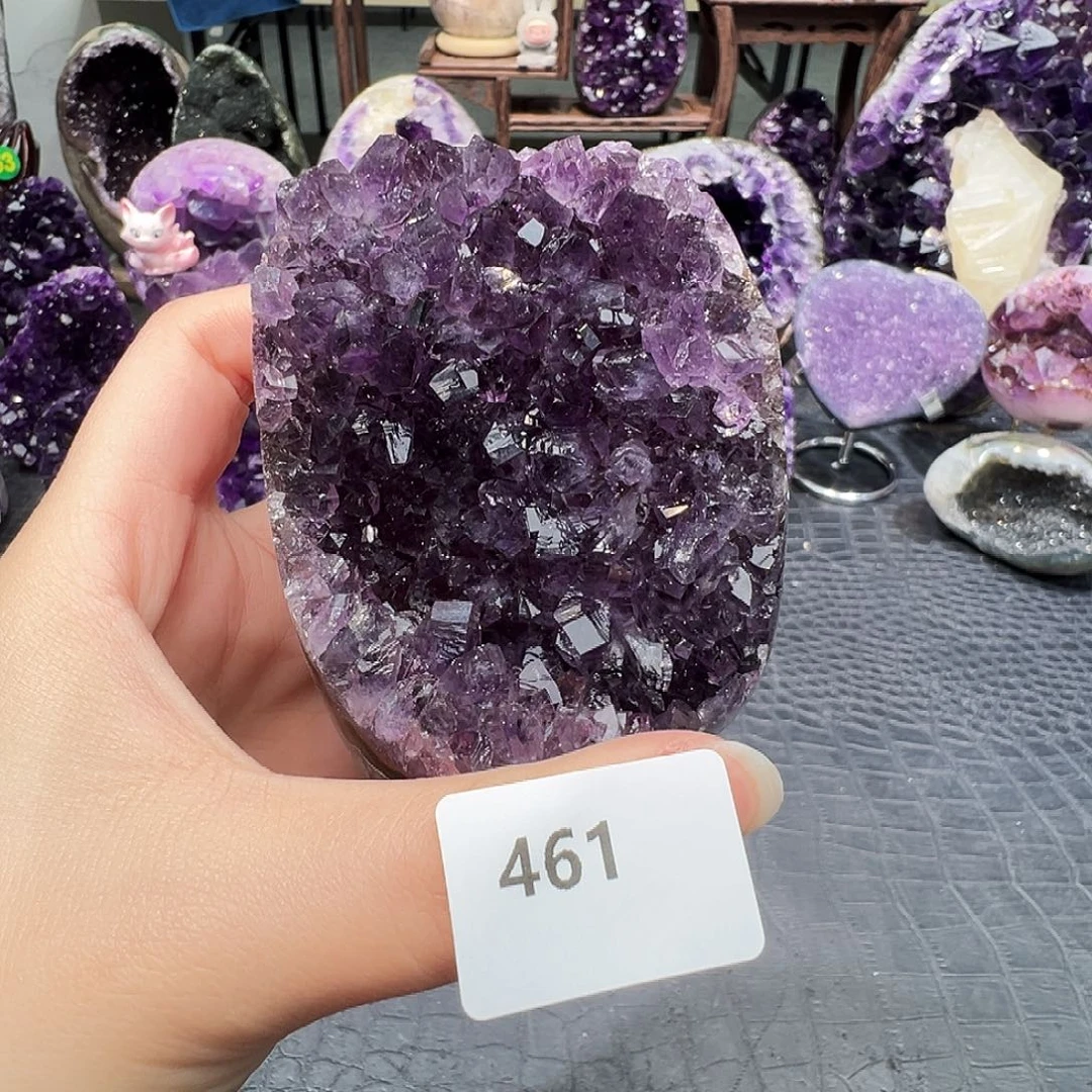 紫晶未镶嵌珠宝半成品