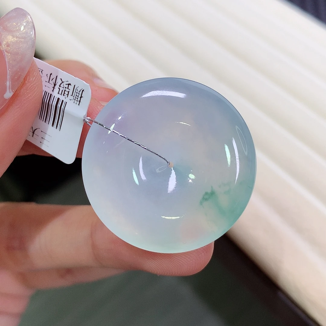 翡翠未镶嵌颈饰29.6-5.9