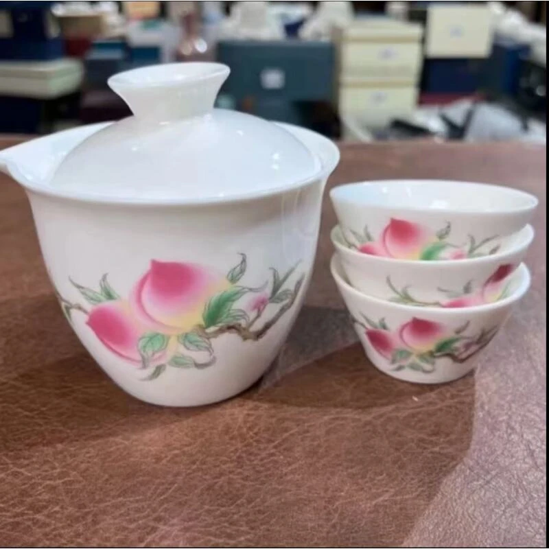 陶瓷仙桃套装d12 ZH178