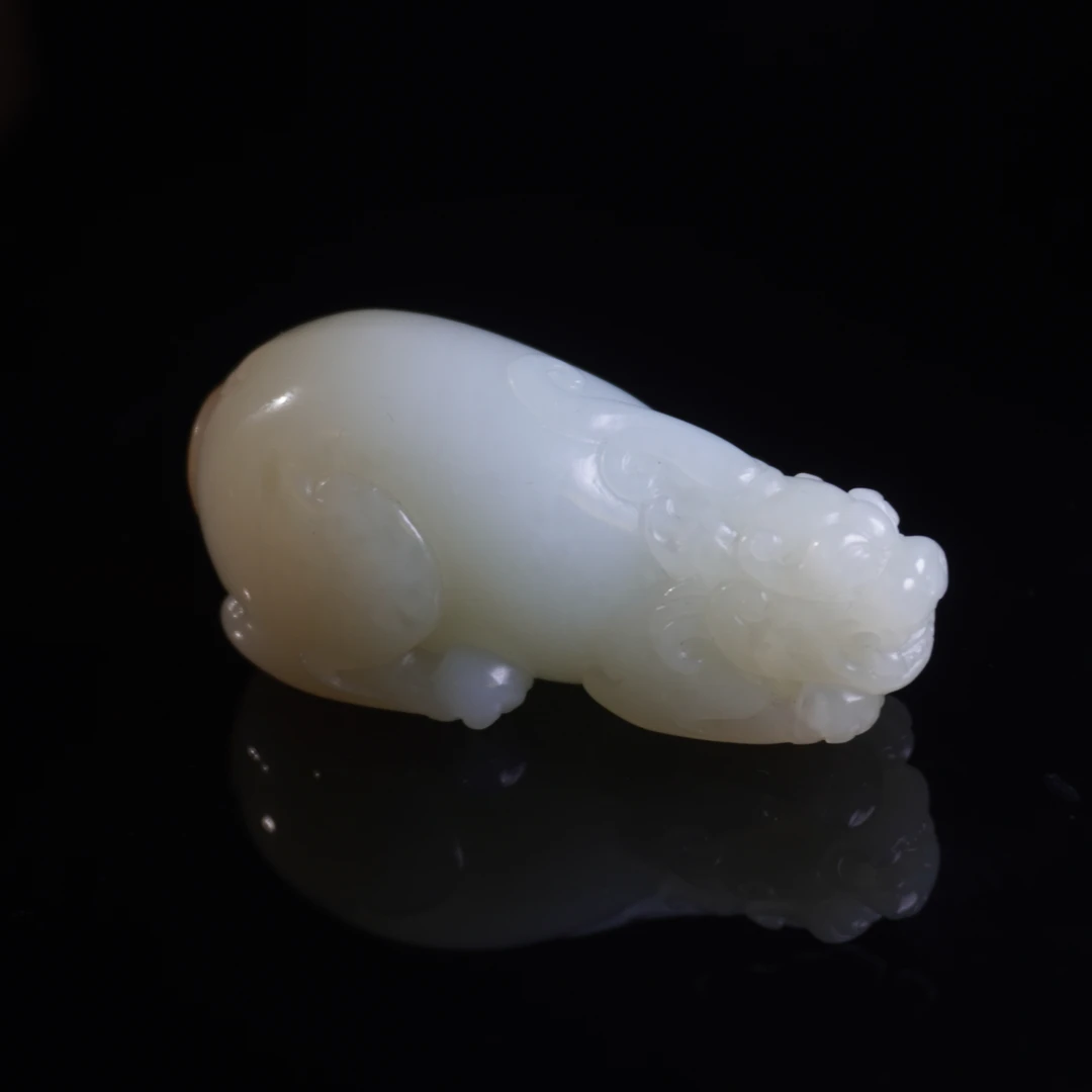 20世纪和田玉貔貅/HY034761/金玉良缘/槐荫山房