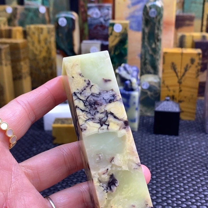 青田石旋***宕青田石印章石