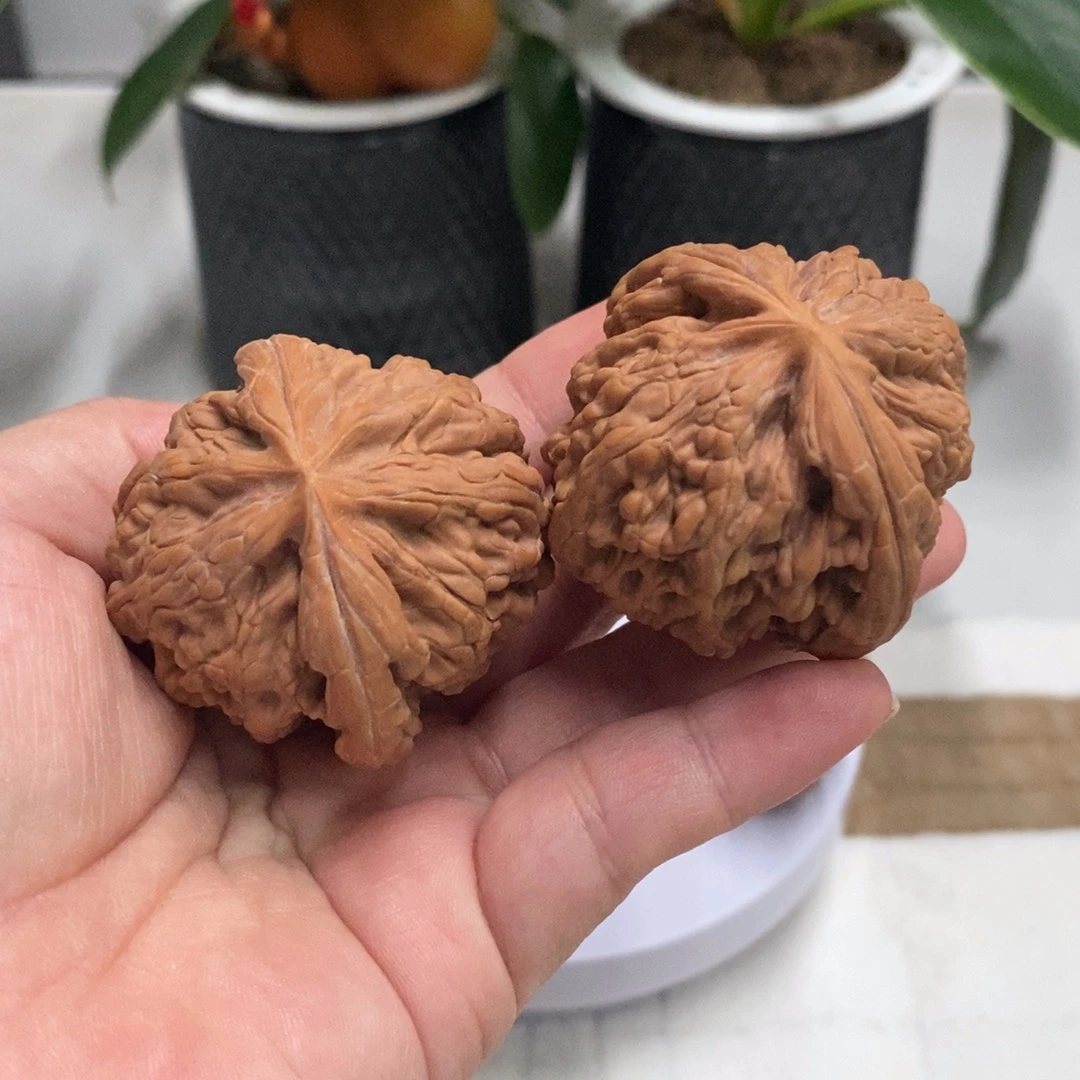 博***仔木质虎头王45边49克