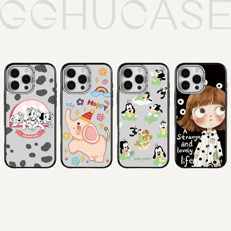 乖乖虎原创套边开心小象适用苹果iPhone16promax可爱15手机壳