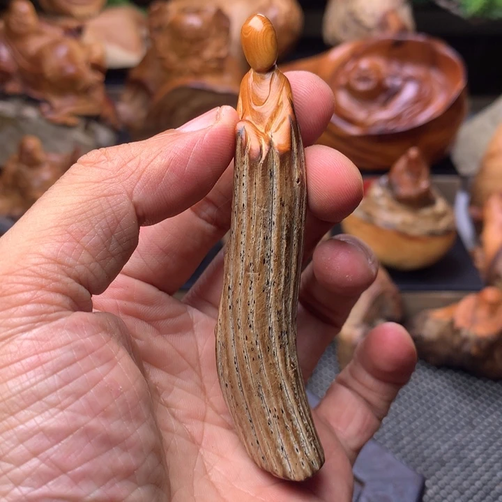 柏木（崖柏）崖柏手把件