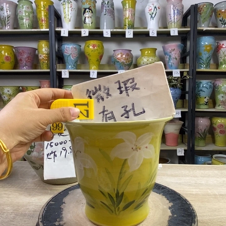 景德镇高温陶瓷花盆