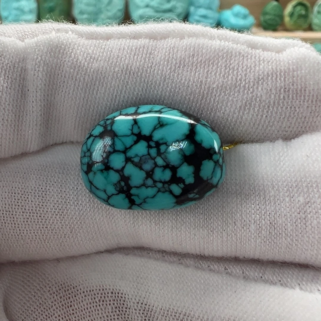 未镶嵌绿松石随形 13.5mm