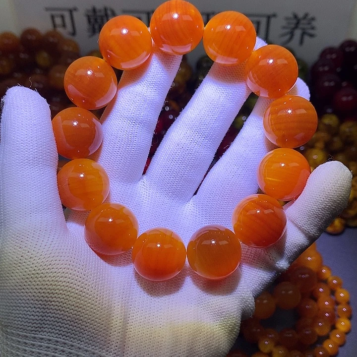 松木（琥珀木）手串/手链1.8 包浆高货