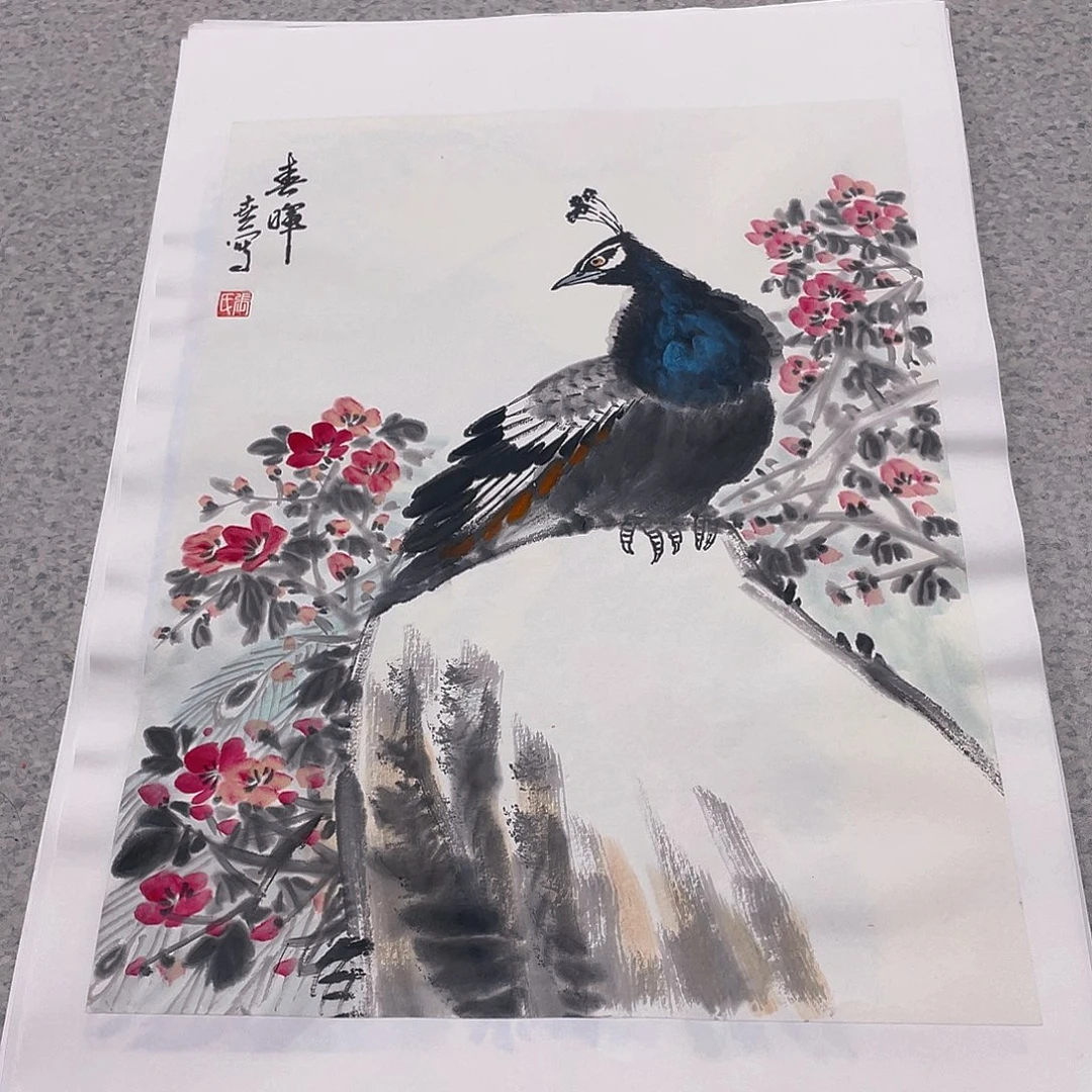 国画1.4平尺国画作品