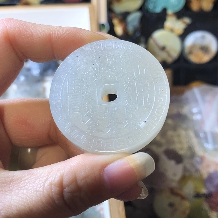 岫玉未镶嵌岫玉挂件