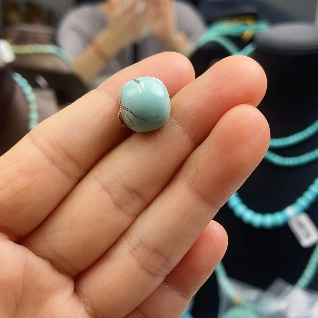 未镶嵌绿松石珠宝奇石