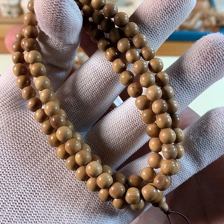 手串/手链檀香木顺纹0.6✖️108奶香瑕疵福利
