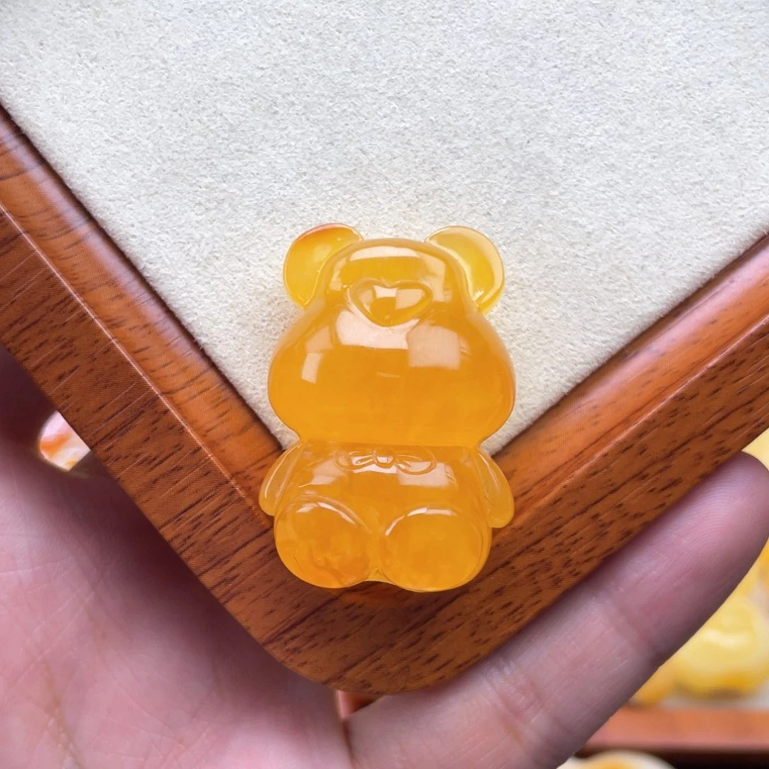 琥珀裸石未镶嵌浮***?蜜蜡