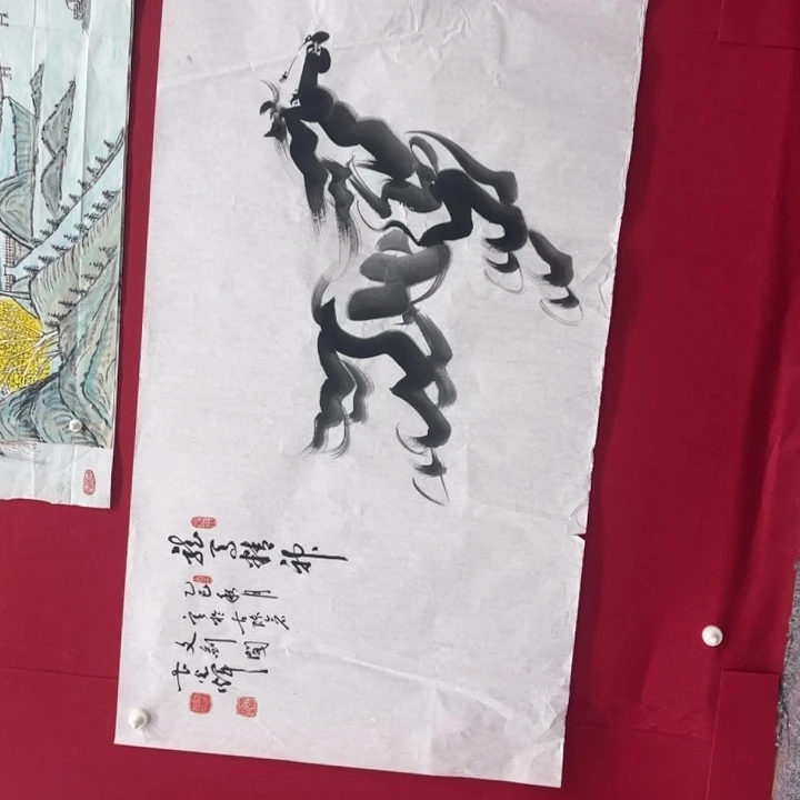 国画绘画作品多次参加全国140.70