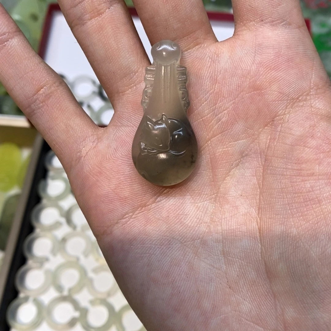 岫玉未镶嵌吊坠(不含链)