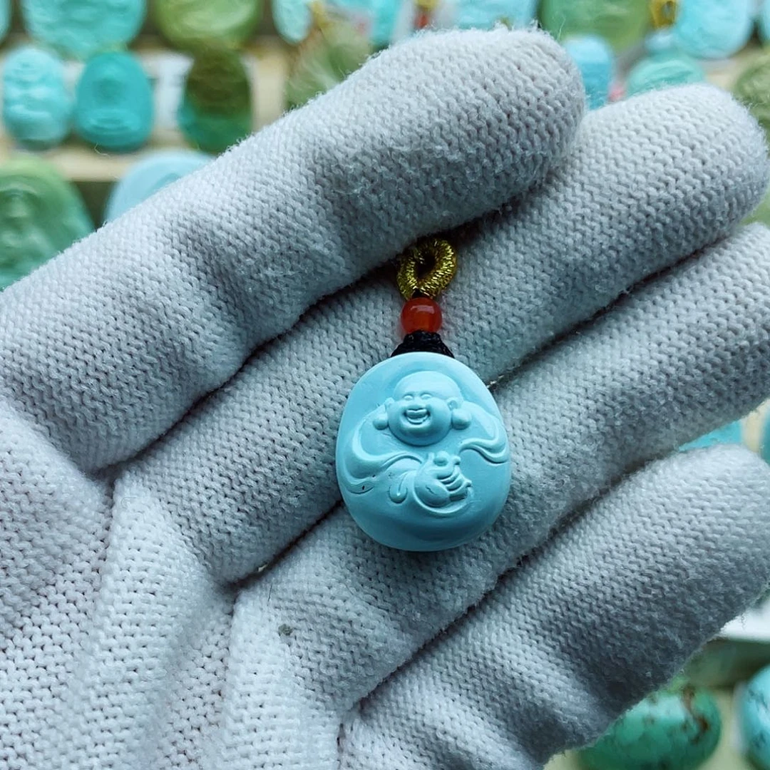 未镶嵌绿松石珠宝奇石