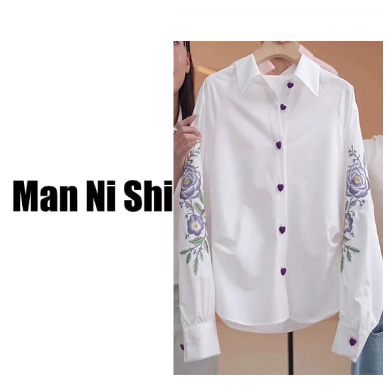 2025百搭时尚爱心扣衬衫ZL0305-2481