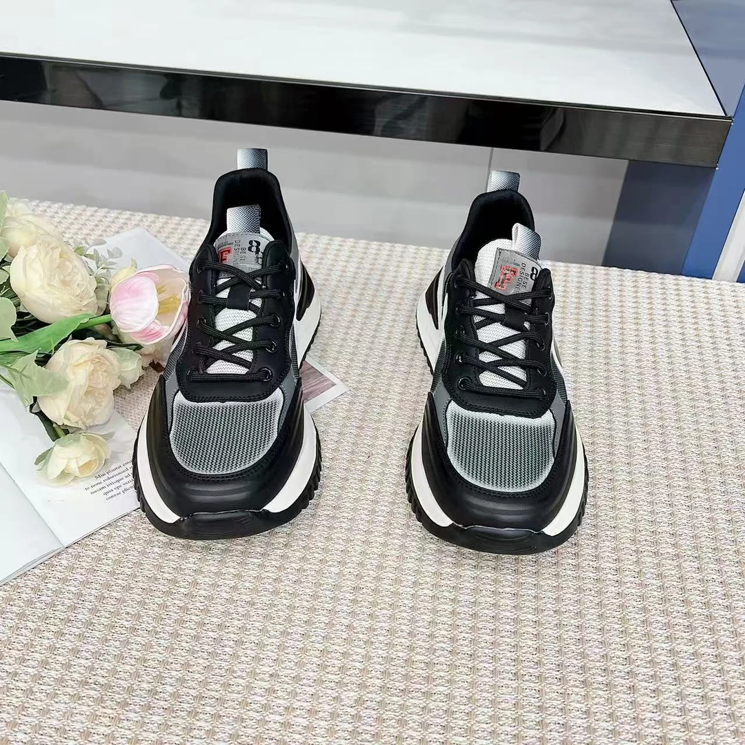 89350   时尚潮流百搭运动厚底圆头韩版休闲男鞋