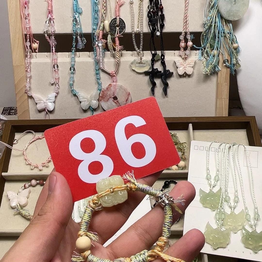 蛇纹石玉合金颈饰