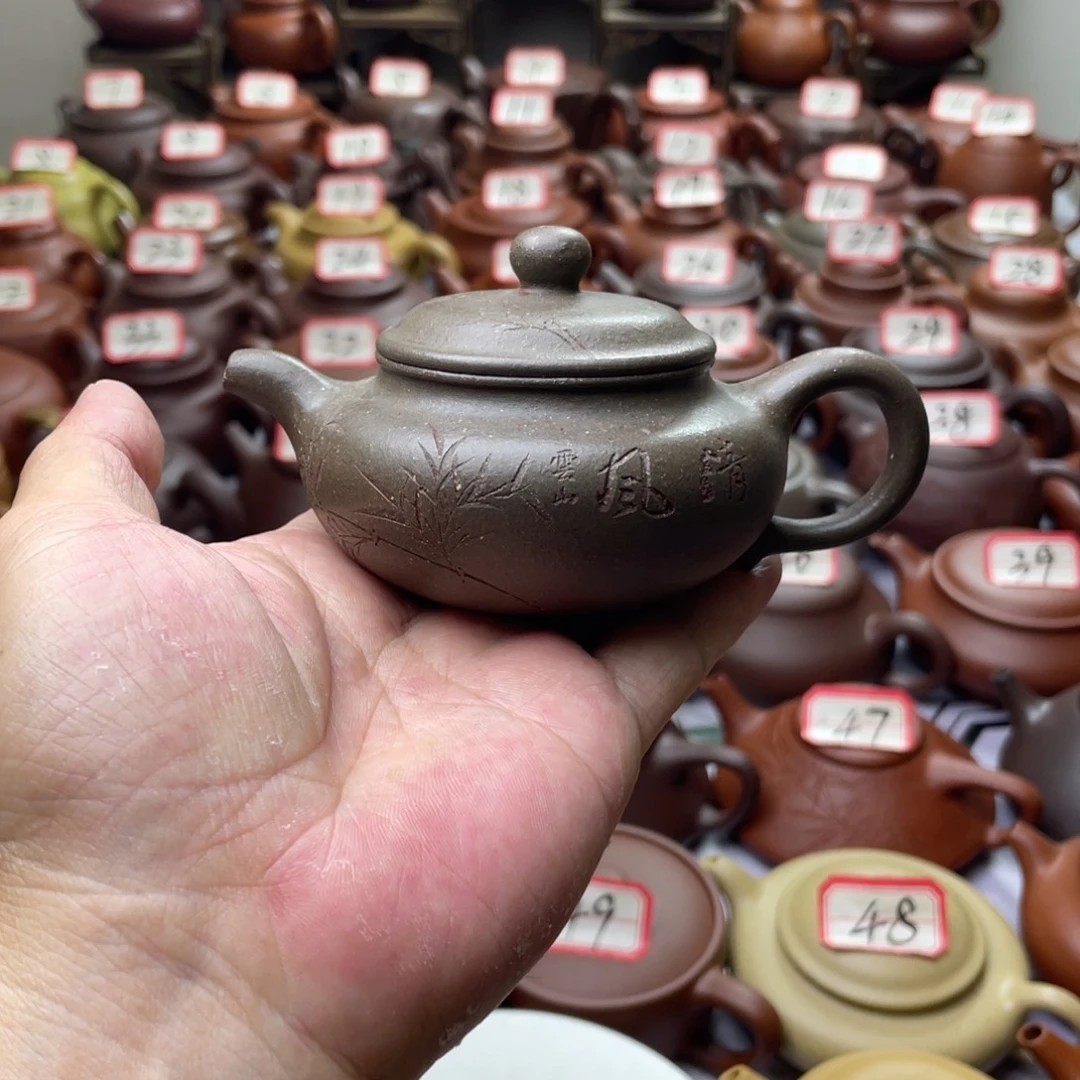 茶壶紫砂宜兴紫砂半手工