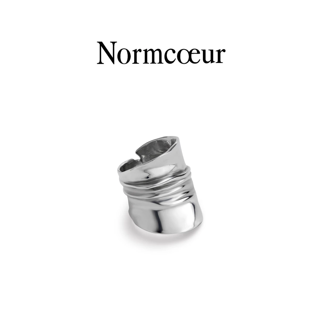铜合金戒指 Normcœur 褶皱戒指 Fold Reverie 手饰