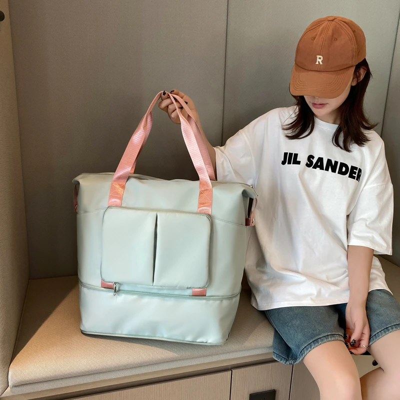 超轻防水耐磨旅行包单肩出行包旅行袋多功能轻便便携出差包可折叠