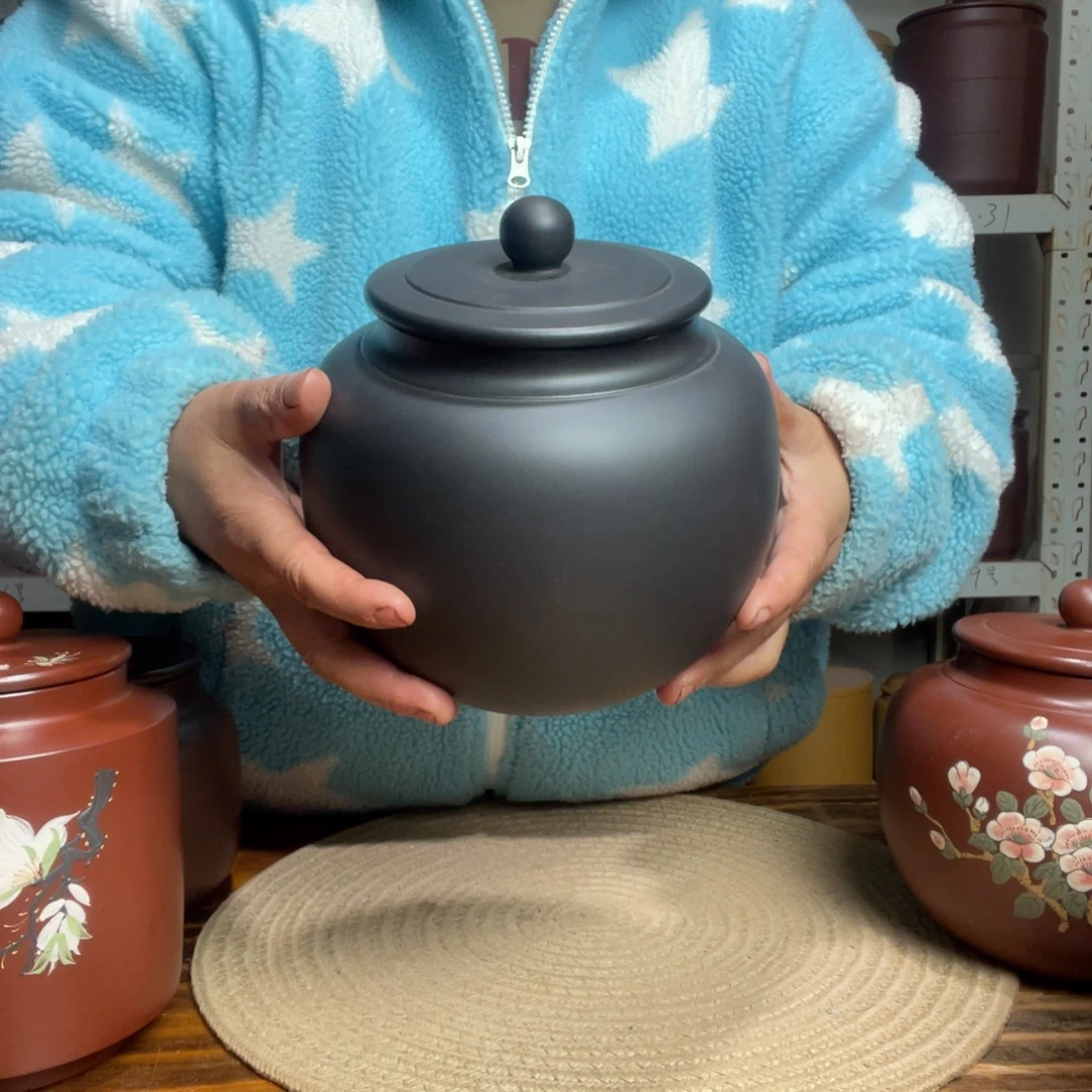 紫砂茶叶罐今天晚上