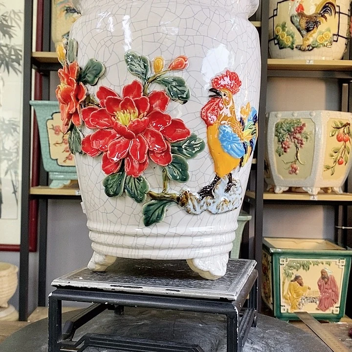 紫砂花盆大**空5。