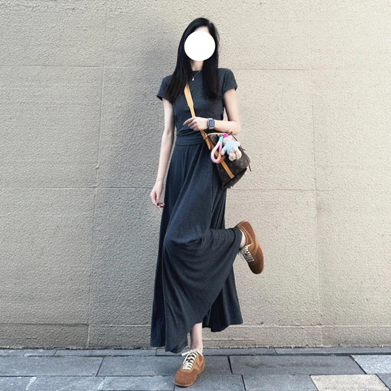 2025新款夏装搭配一整套装女夏季梨型身材法式气质连衣裙子两件套