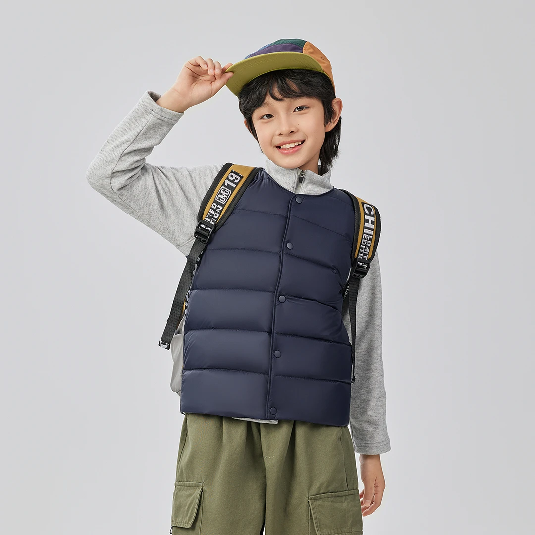 【25年商场同款新品】波司登童装羽绒马甲