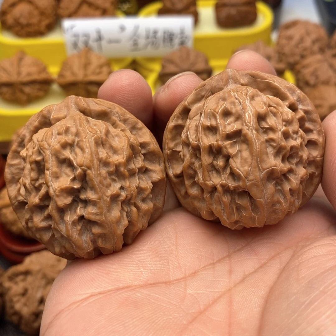 文玩核桃吊坠43尺 全品金麒麟 53克 19