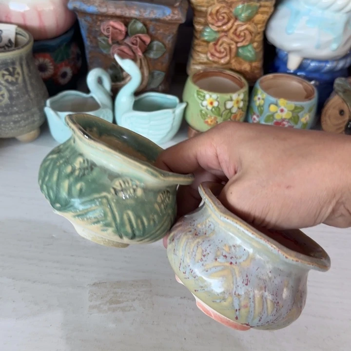 陶瓷多肉小花盆@@1303