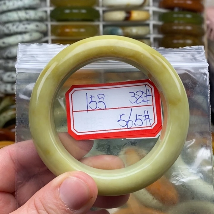 未镶嵌蛇纹石玉手绳