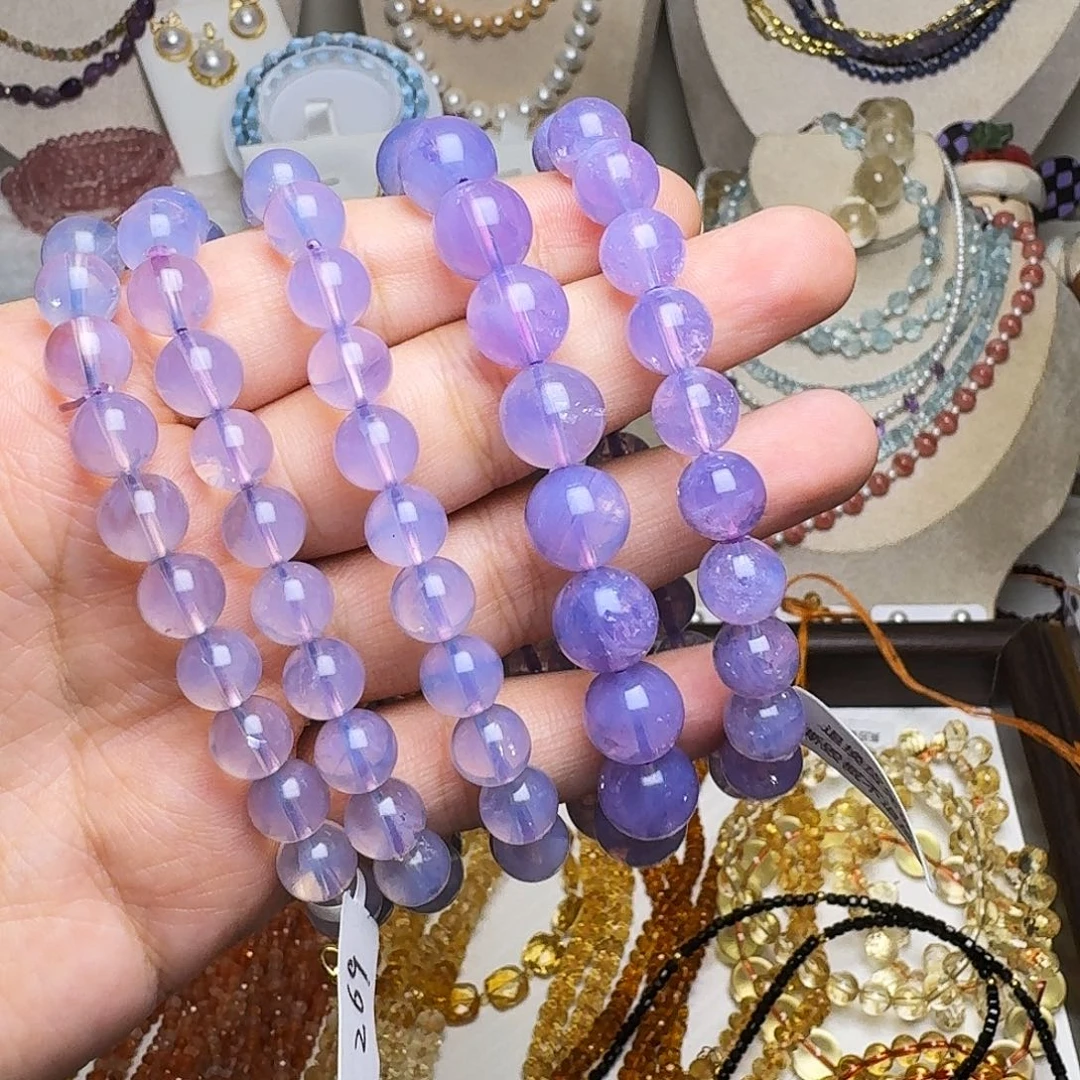 清***涵烟晶银S925镶嵌手链