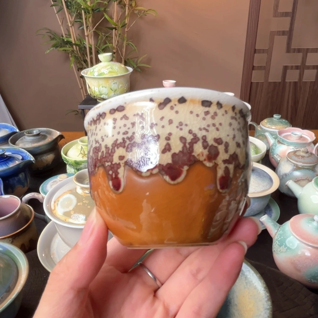 杯景德镇纯手工柴烧茶器