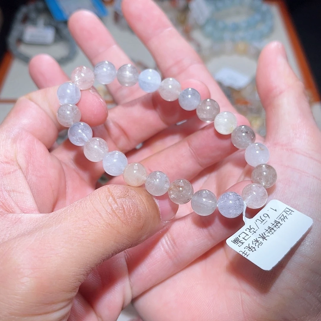 水晶手链未镶嵌337号主图手串  8+