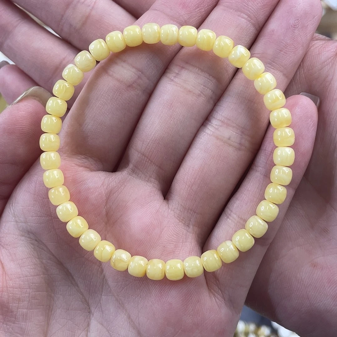 琥珀裸石未镶嵌5毫米老型