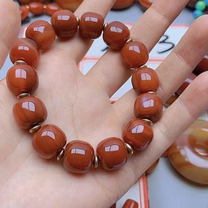 【闪购商品】玛瑙/玉髓未镶嵌珠宝半成品汐**y