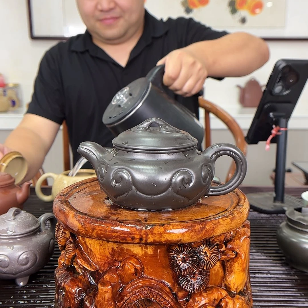 茶壶紫砂万兆元老师450cc