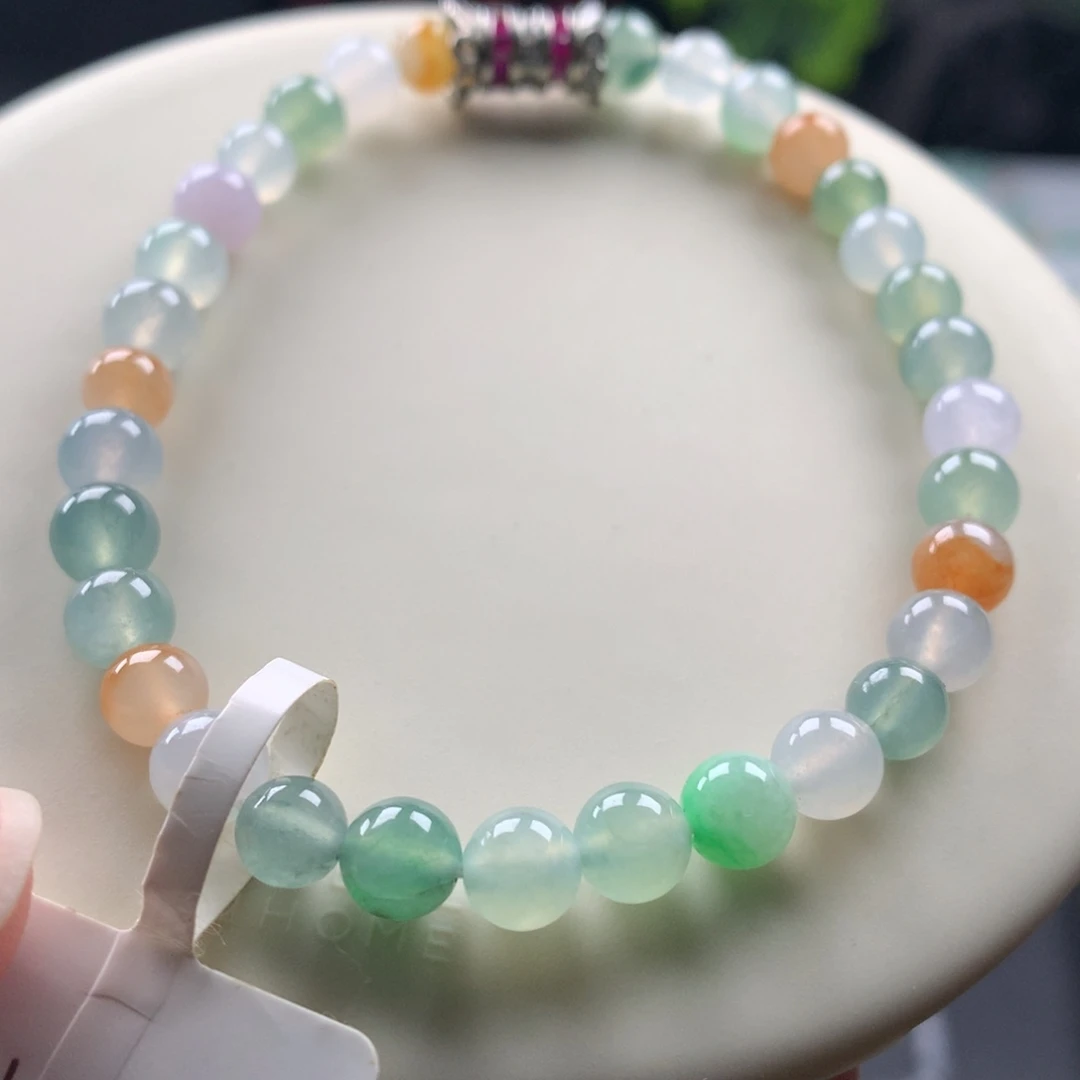 翡翠未镶嵌手链卡6