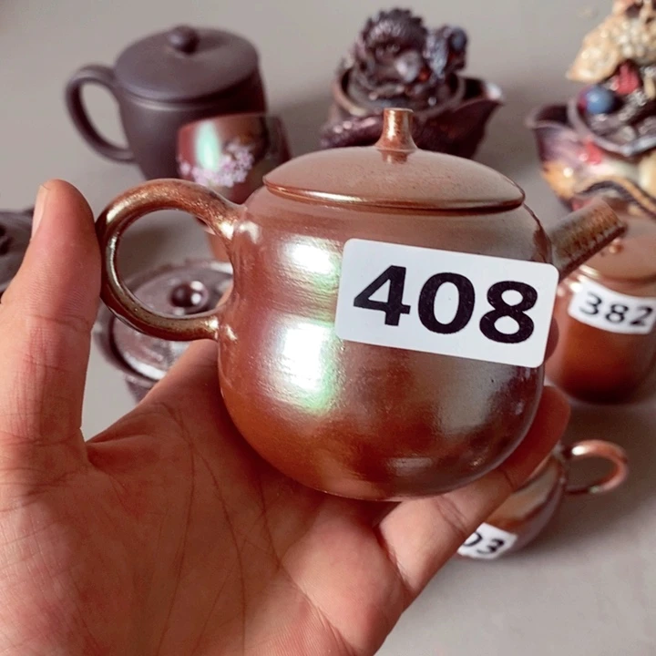 三***清柴烧茶具陶瓷杯子