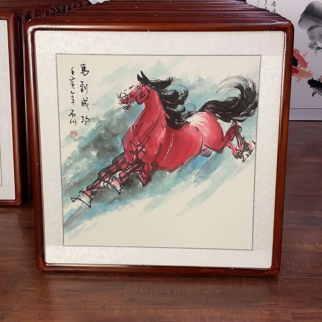 国画带框尺寸63*63厘米